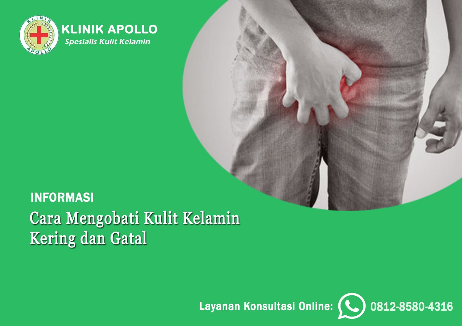 Ilustrasi Cara Mengobati Kulit Kelamin Kering dan Gatal