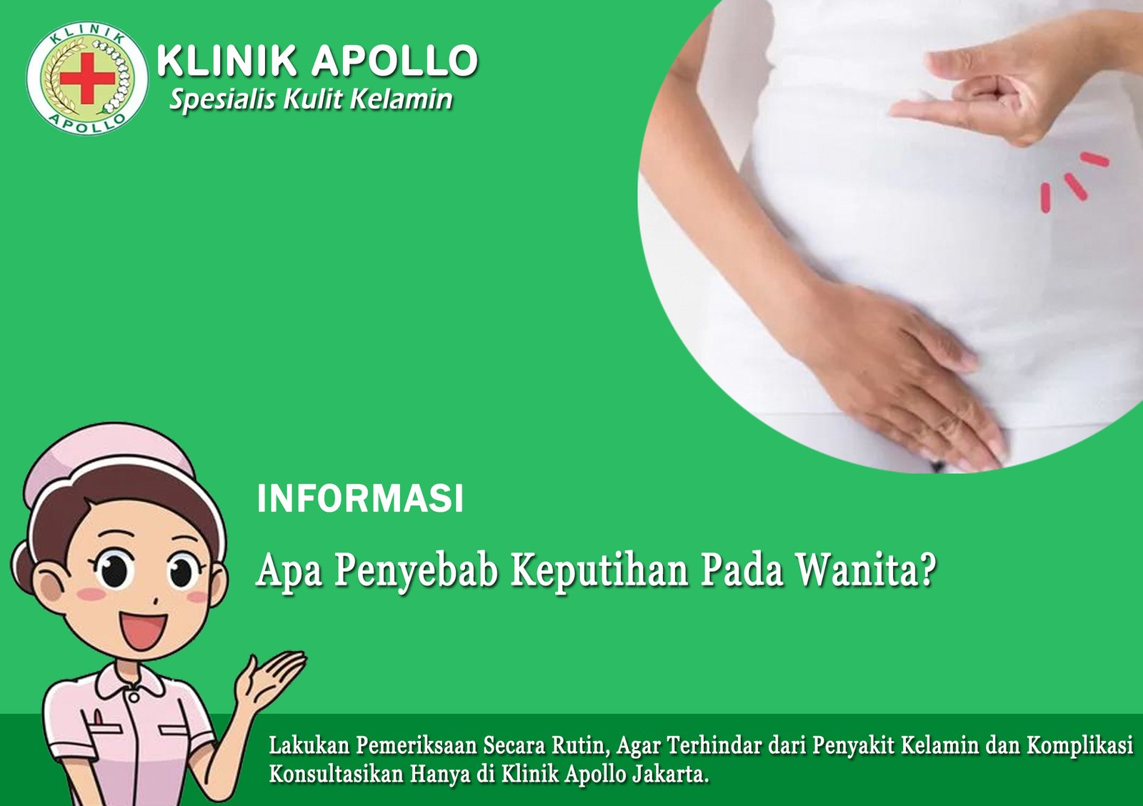 Apa Penyebab Keputihan Pada Wanita