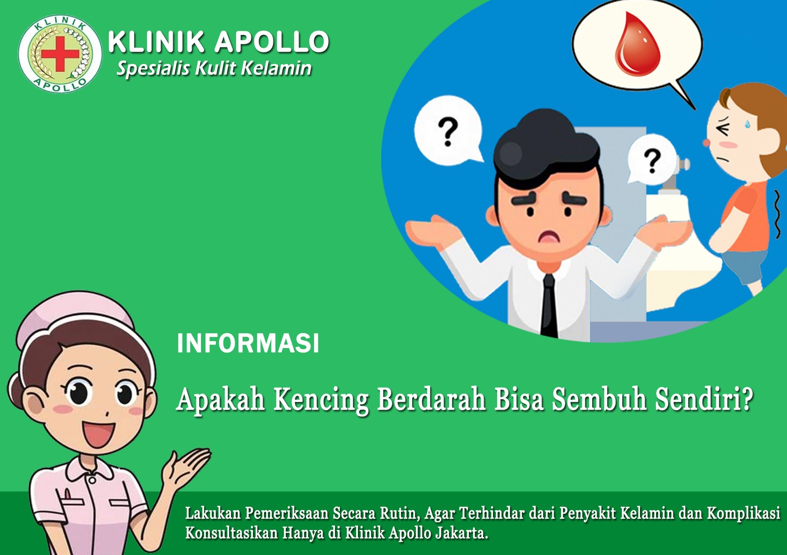 Ilustrasi Apakah Kencing Berdarah Bisa Sembuh Sendiri