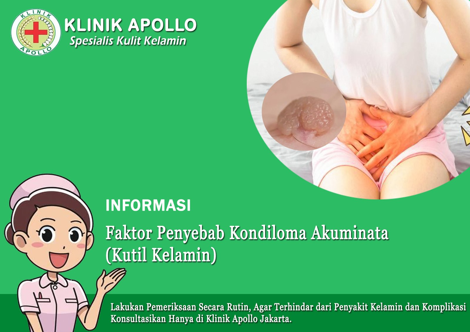 Faktor Penyebab Kondiloma Akuminata (Kutil Kelamin)