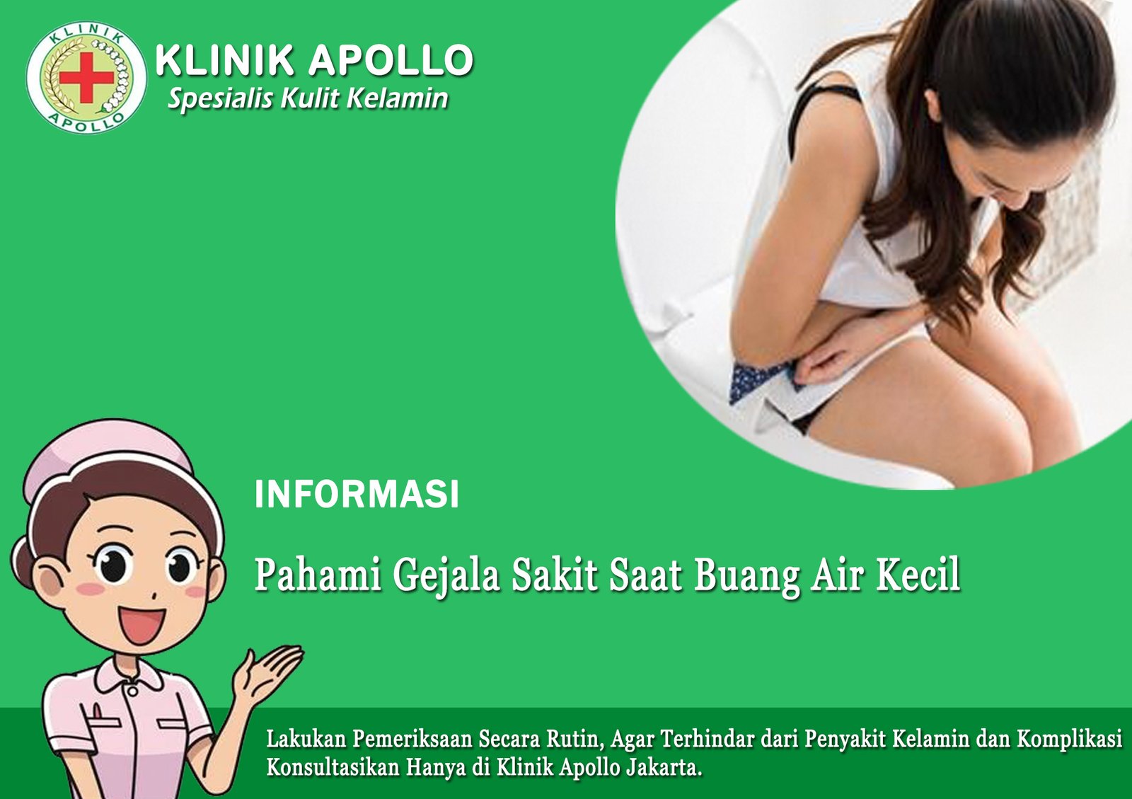 Pahami Gejala Sakit Saat Buang Air Kecil