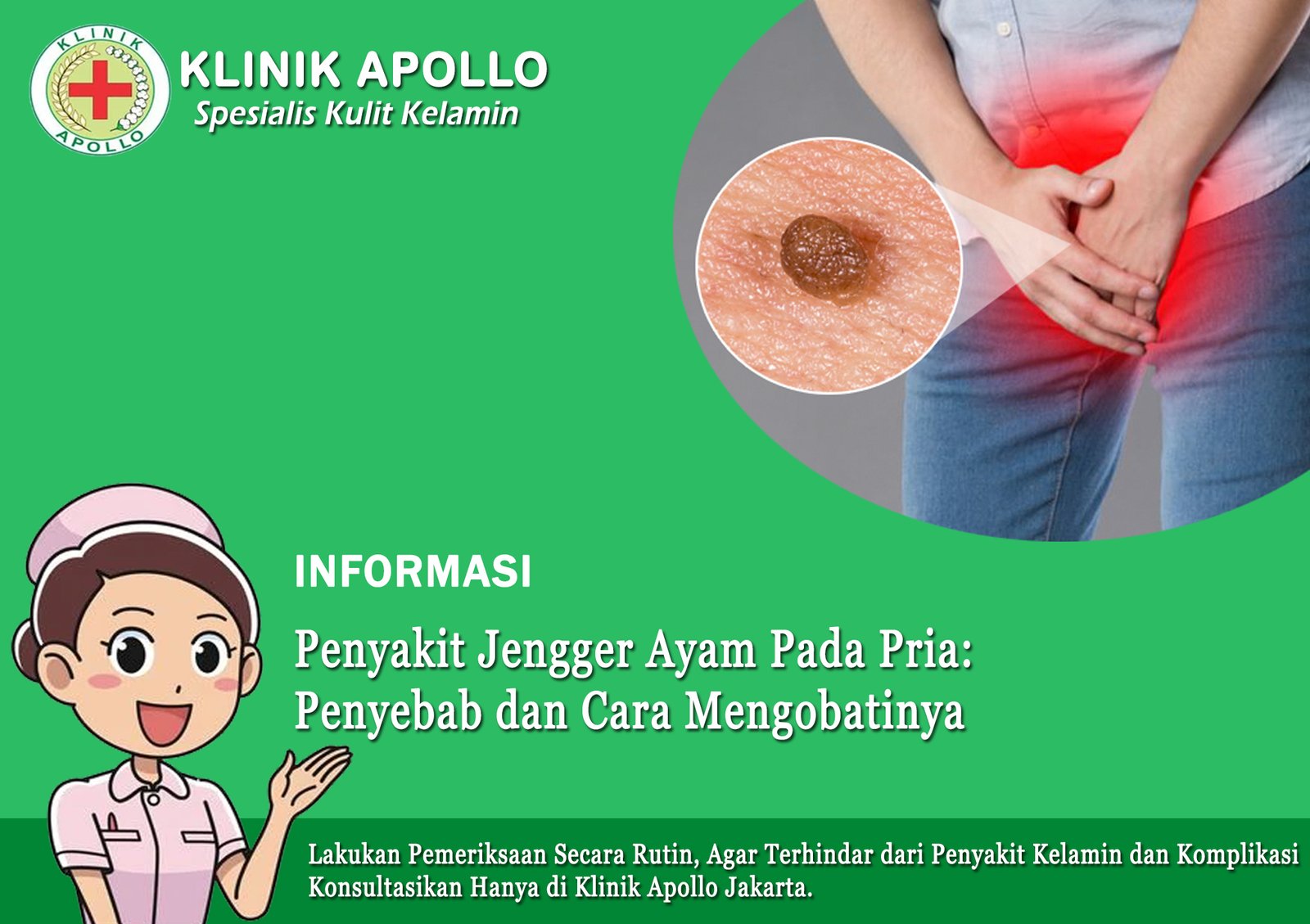 Penyebab Dan Pengobatan Penyakit Jengger Ayam Pada Pria Klinik Apollo