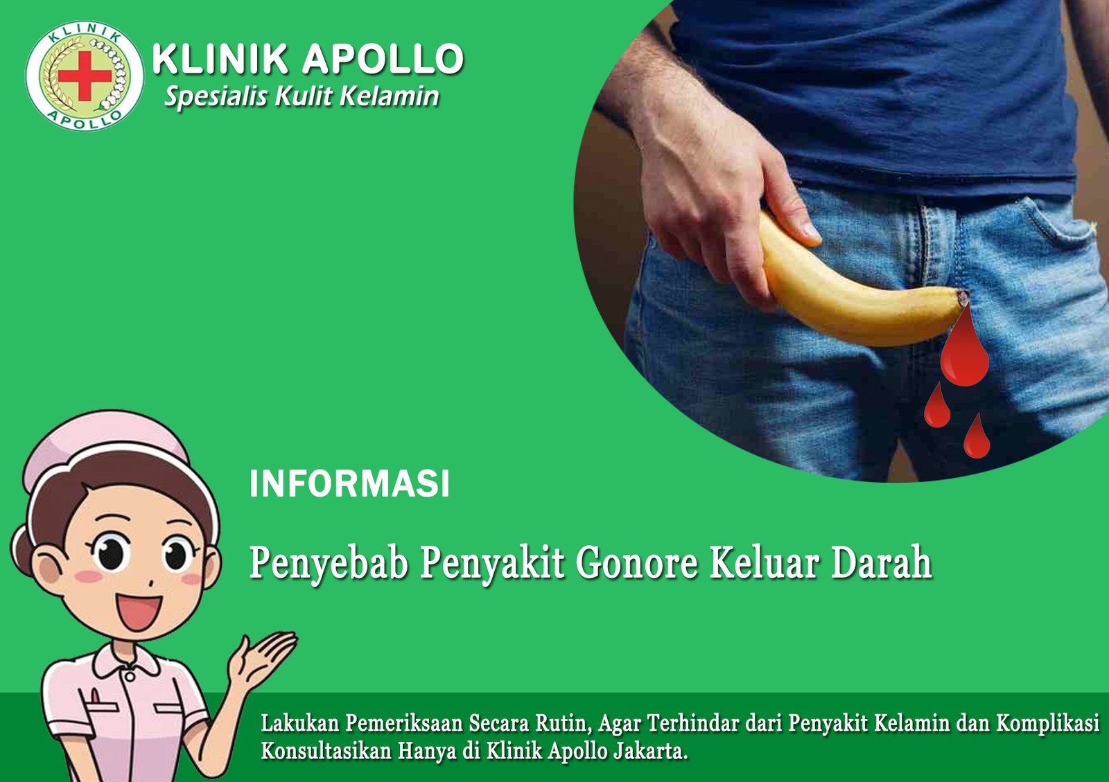 Penyebab Penyakit Gonore Keluar Darah