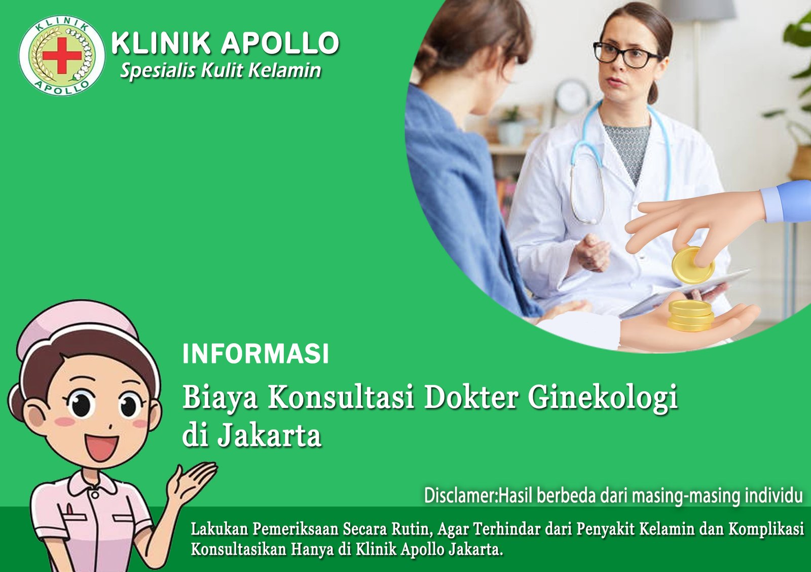 Ilustrasi Biaya Konsultasi Dokter Ginekologi di Jakarta Pusat