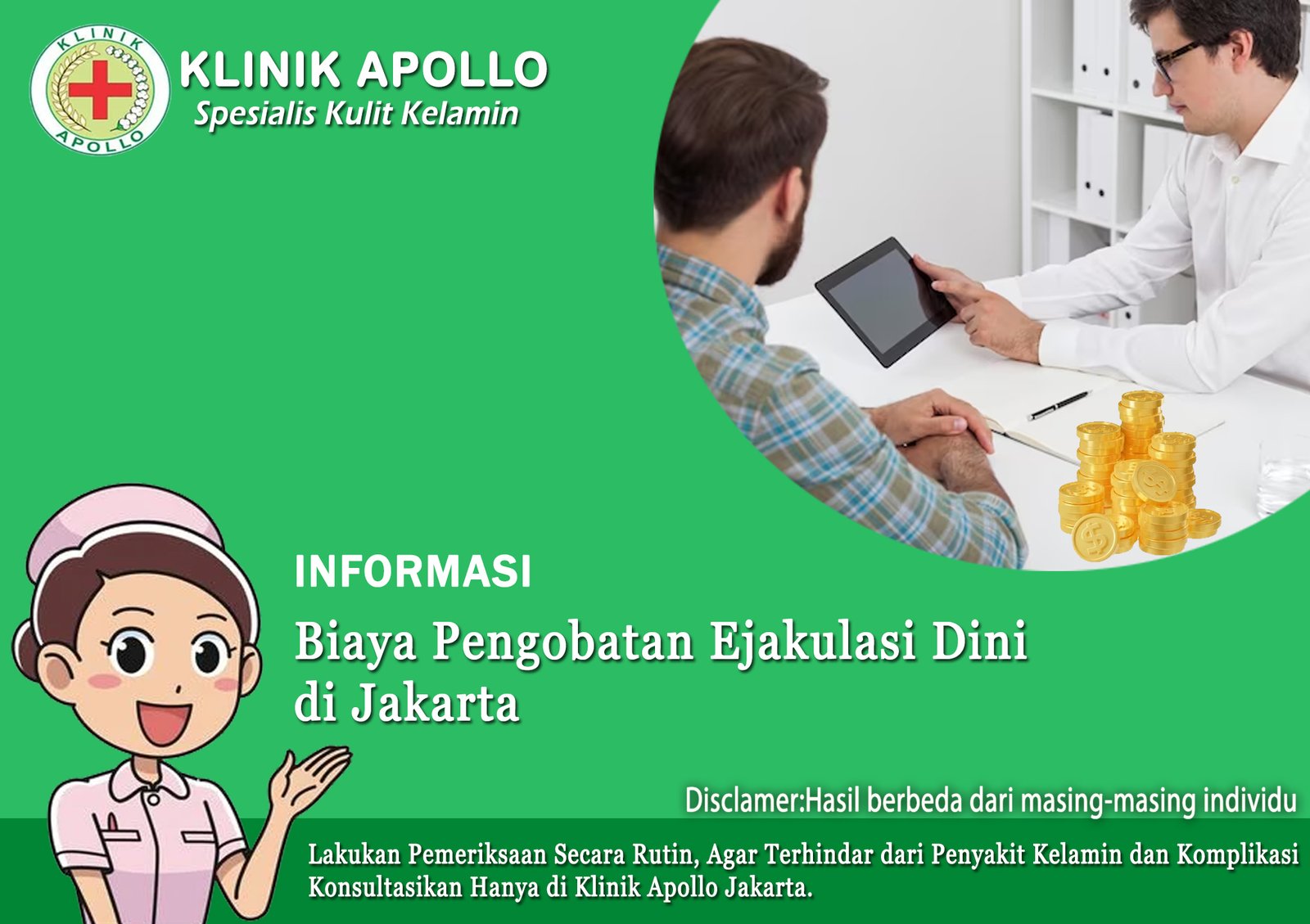 Cek Biaya Pengobatan Ejakulasi Dini di Klinik Jakarta Pusat