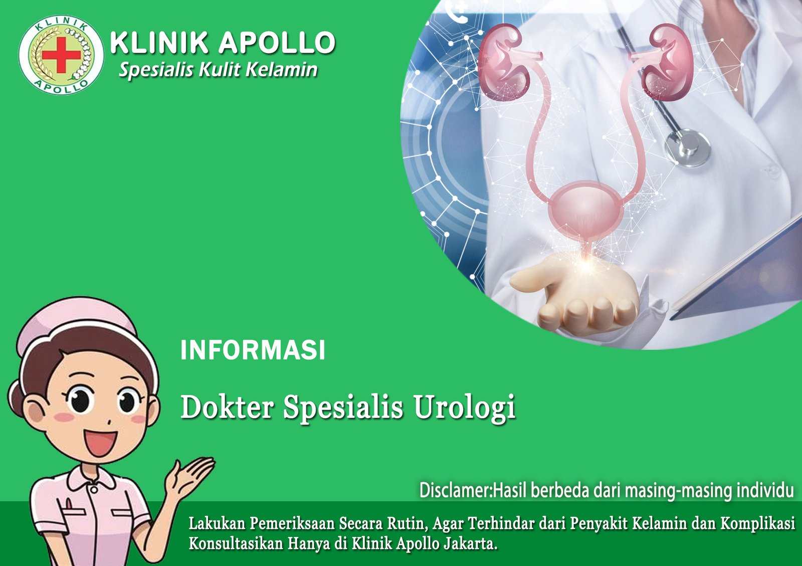 Dokter Spesialis Urologi Terbaik di Klinik Apollo