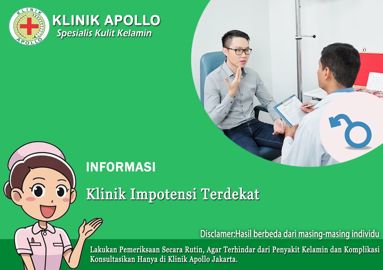 Tidak Bisa Ereksi? Hubungi Klinik impotensi terdekat di Jakarta