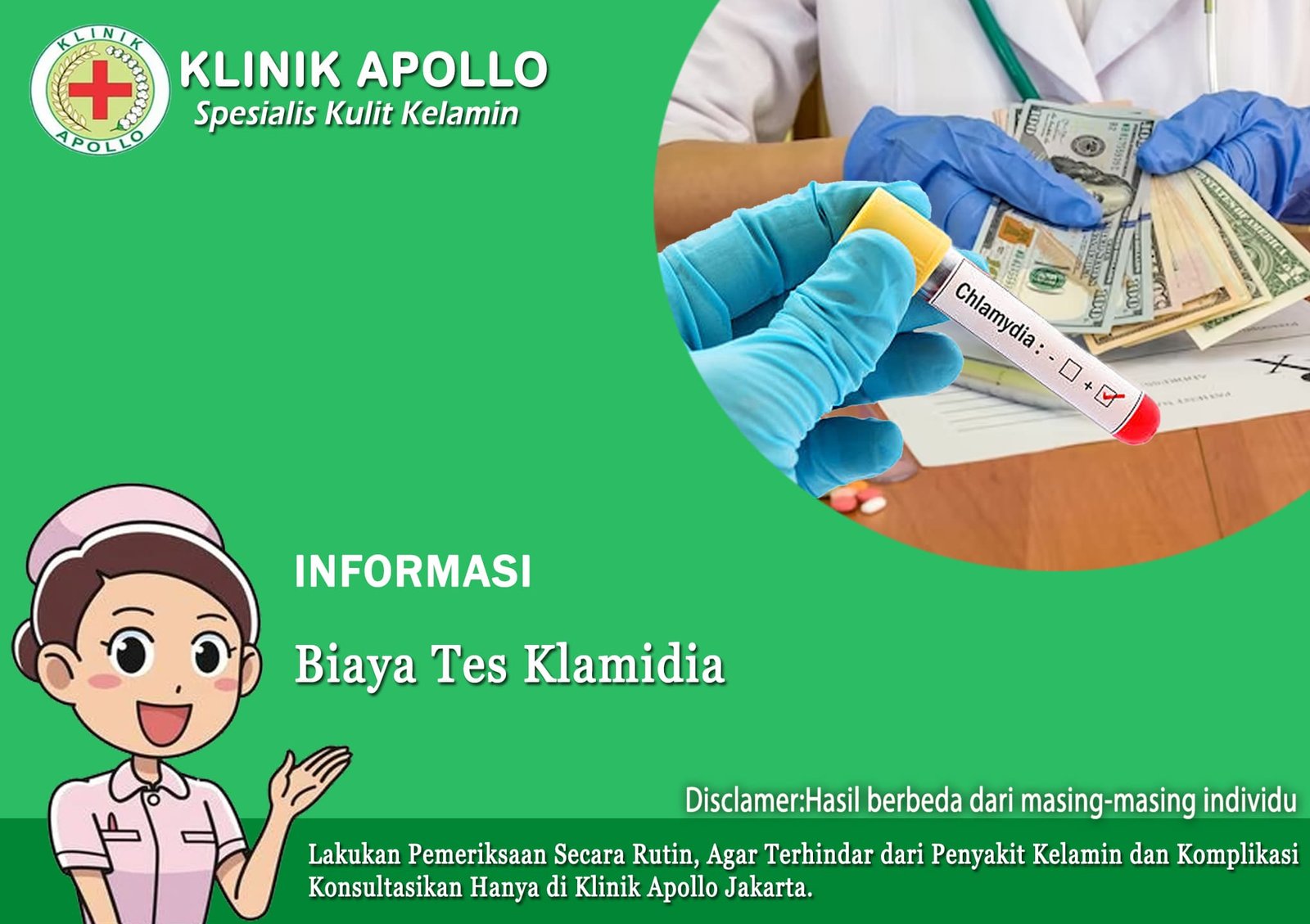 Terkena Klamidia? Ketahui Biaya Tes di Klinik Penyakit Kelamin Jakarta