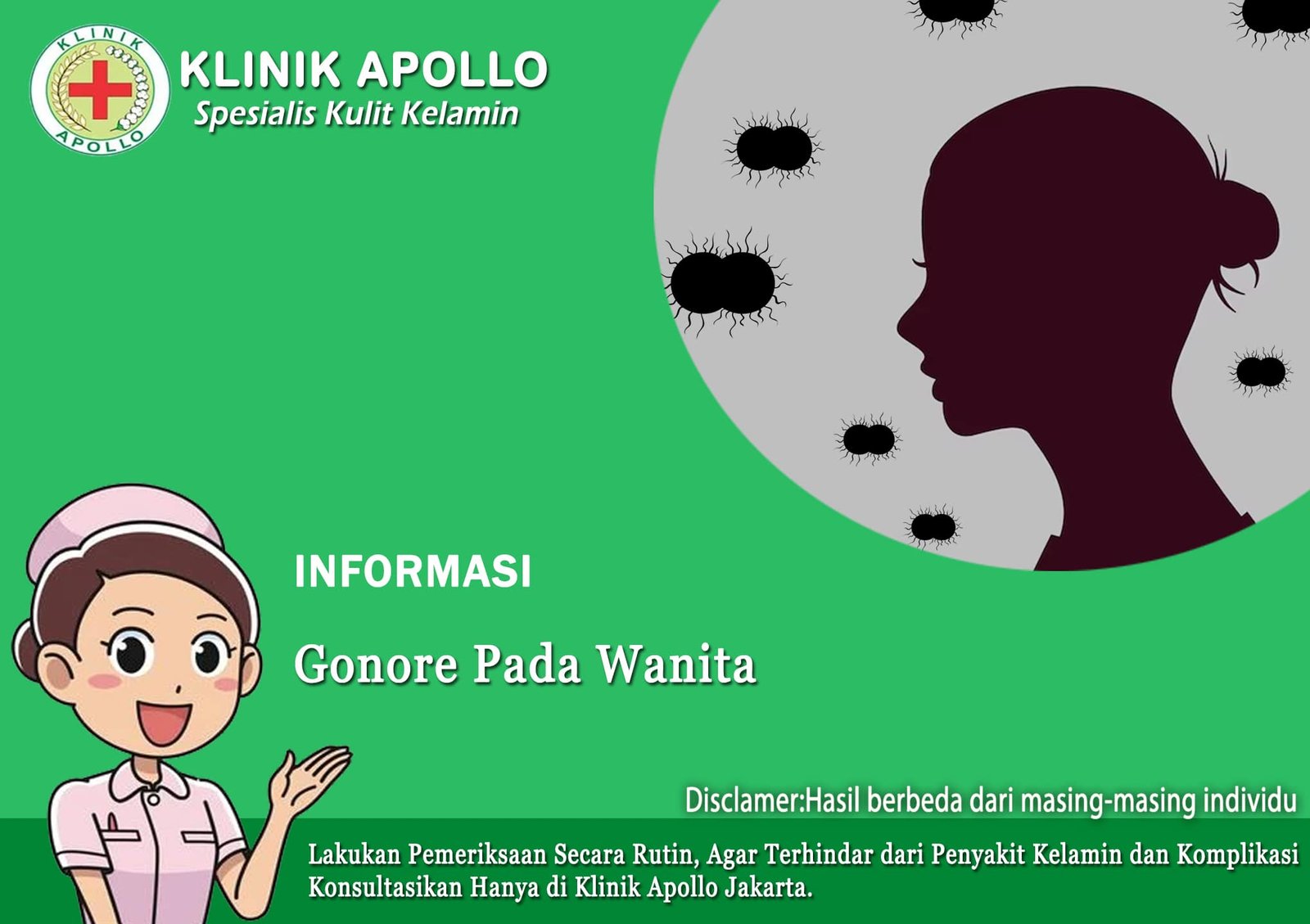 Bisa Tidak Terasa, Waspadai Gonore pada Wanita!