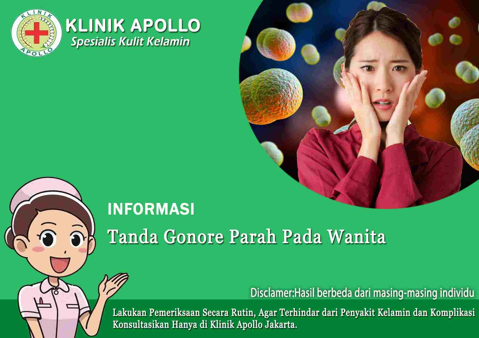 Perlu Diobati Segera, Begini Tanda Gonore Parah pada Wanita