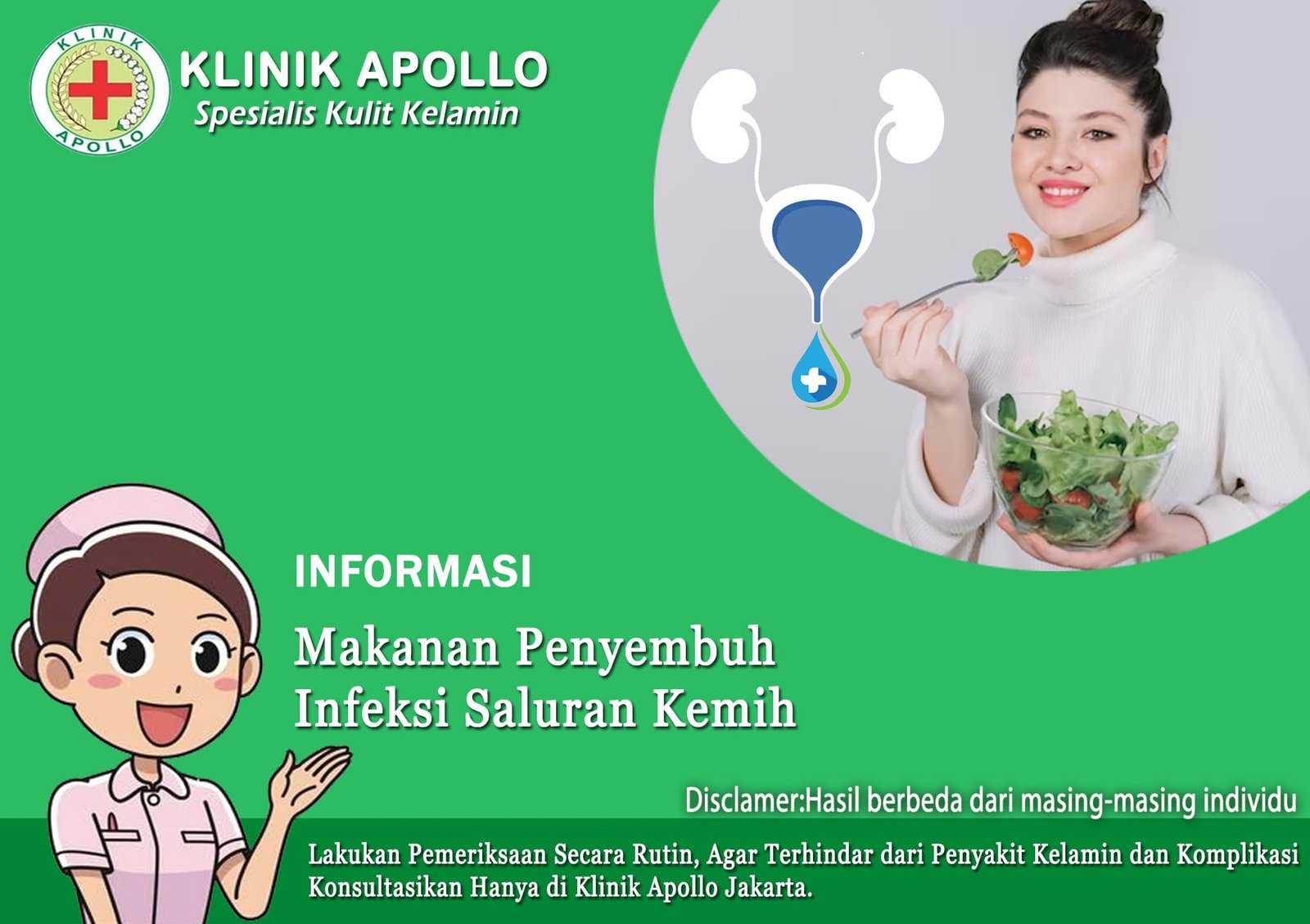 Ilustrasi Makanan Penyembuh Infeksi Saluran Kemih yang Terbukti Ampuh