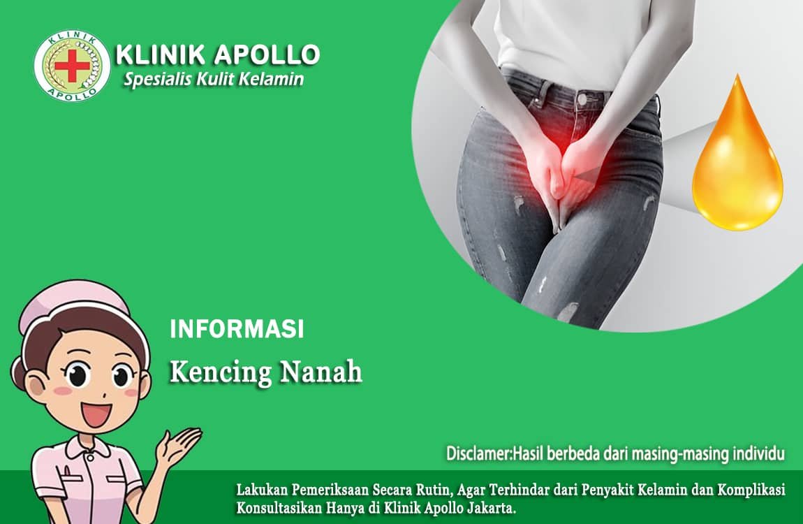 Tidak perlu khawatir dengan kencing nanah, hubungi dokter kami di Klinik Apollo Jakarta, semua dapat teratasi.