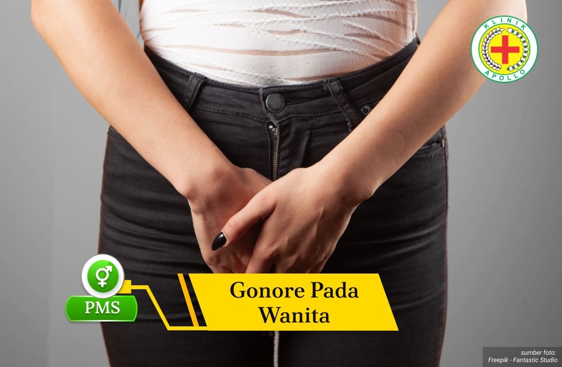 Ilustrasi Gonore pada Wanita.