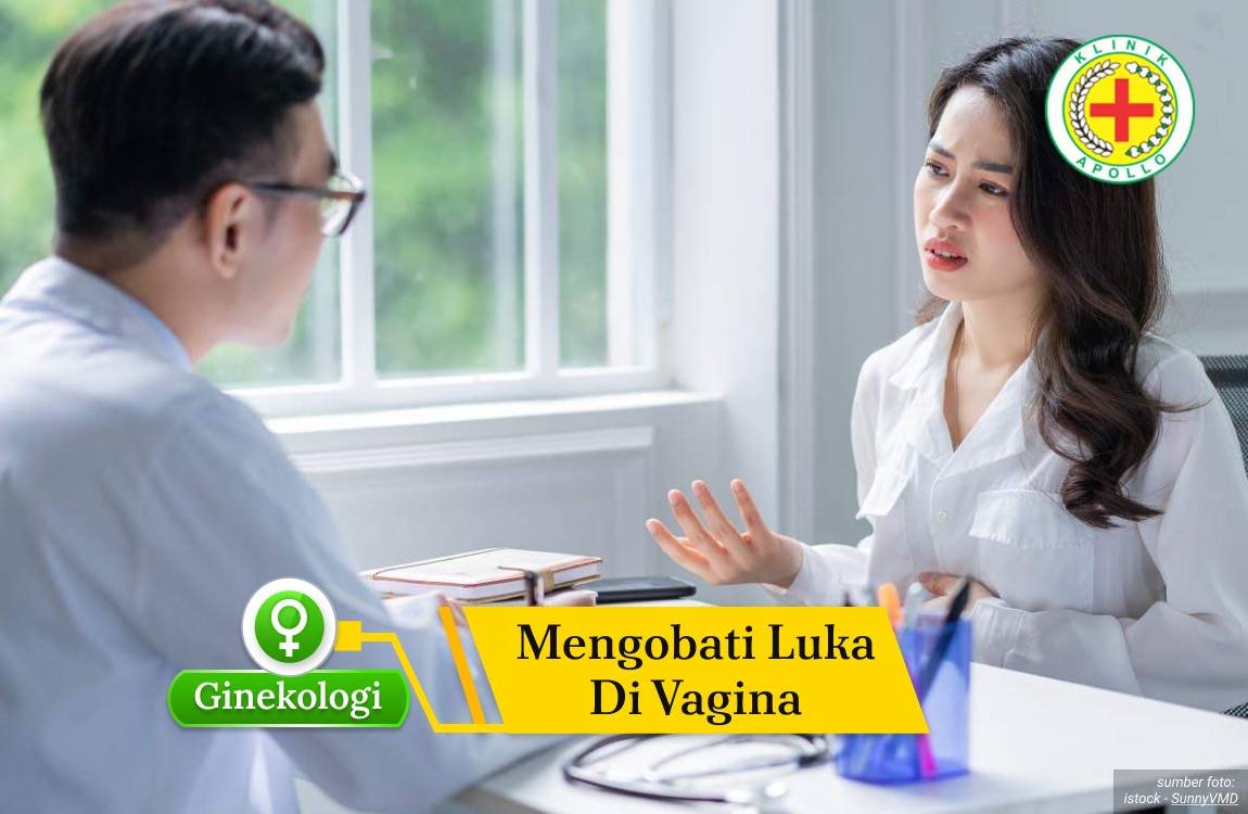 Ilustrasi Mengobati Luka di Vagina.