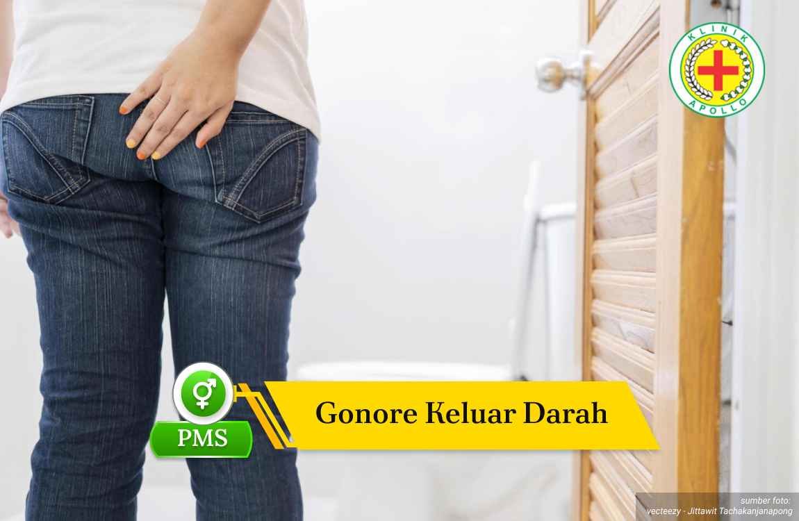 Ilustrasi Gonore Keluar Darah.