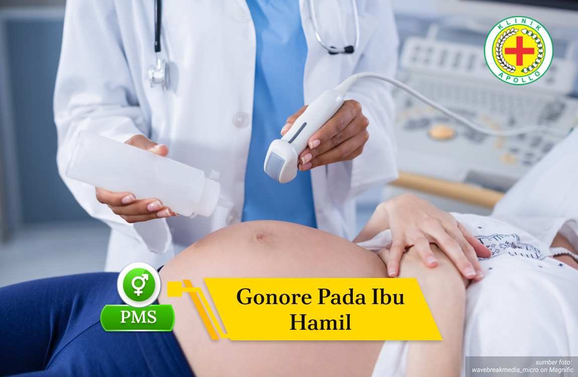 Ilustrasi Gonore pada Ibu Hamil.