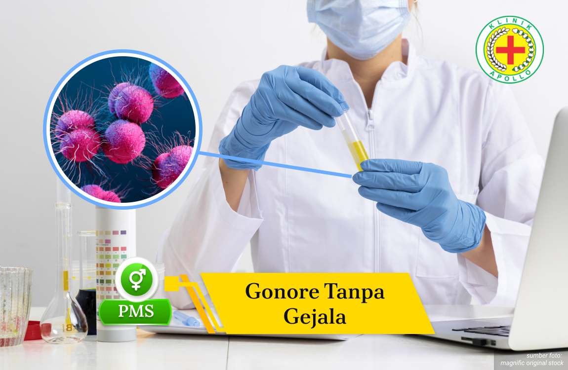 Ilustrasi Gonore Tanpa Gejala.