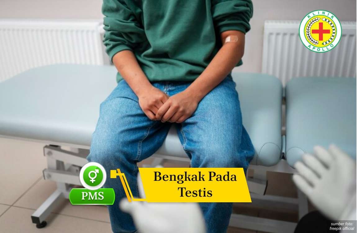 Ilustrasi Bengkak pada Testis.