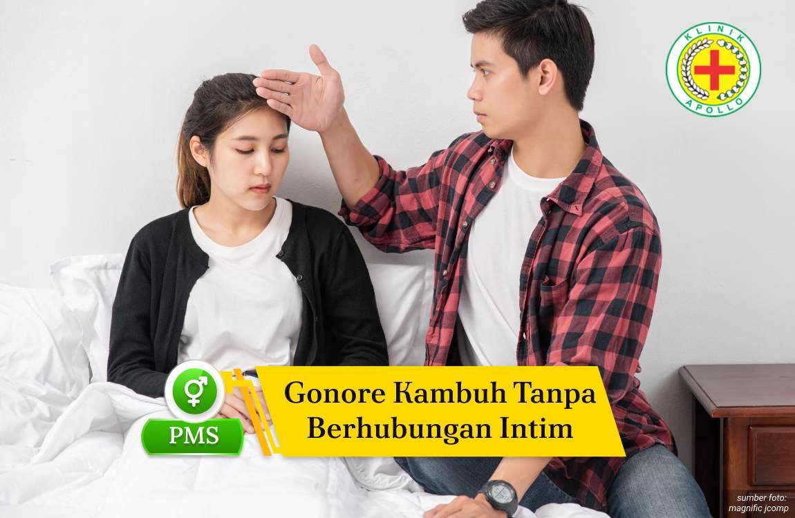 Ilustrasi Gonore Kambuh Tanpa Berhubungan Intim.