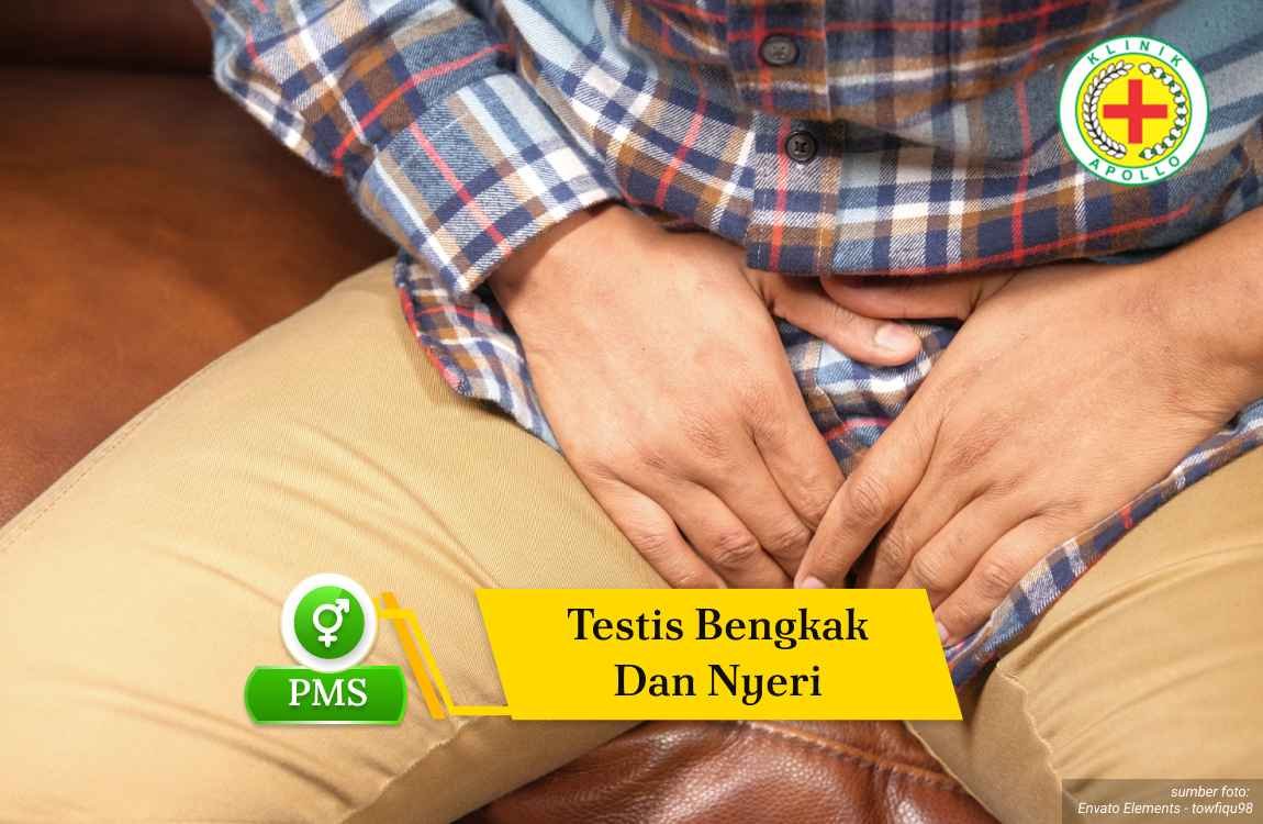Ilustrasi Testis Bengkak dan Nyeri.