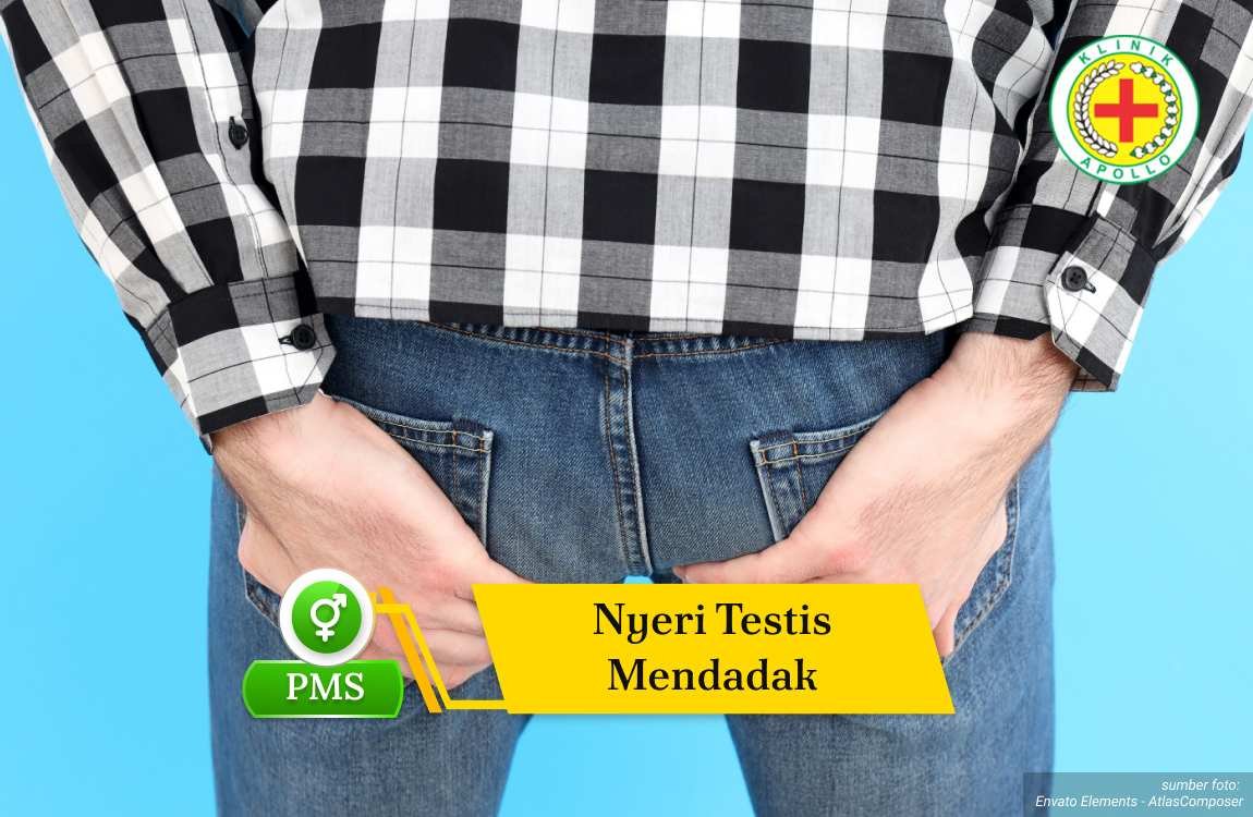 Ilustrasi Nyeri Testis Mendadak.