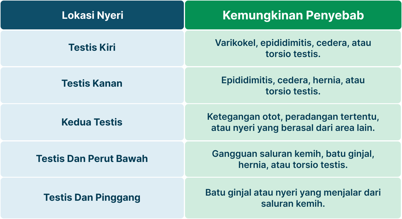 Ilustrasi Nyeri Testis Tapi Tidak Bengkak.